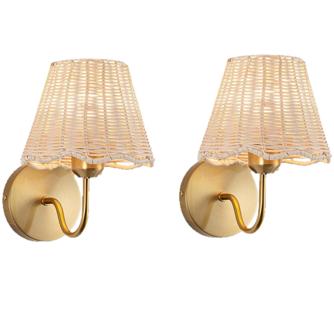 Elegant LED Wall Sconce with Remote Control