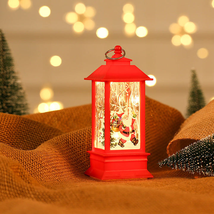 Decorative Lantern with Santa Theme Bowlift