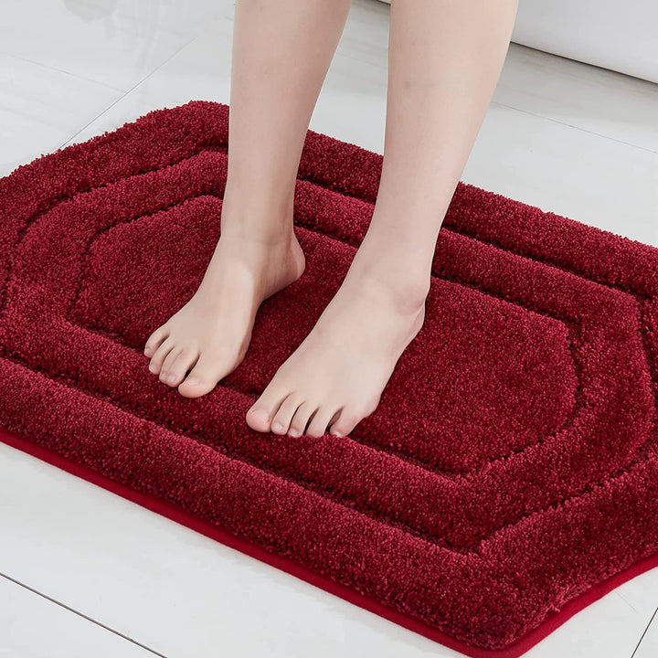 Plush Grass Texture Bath Mat