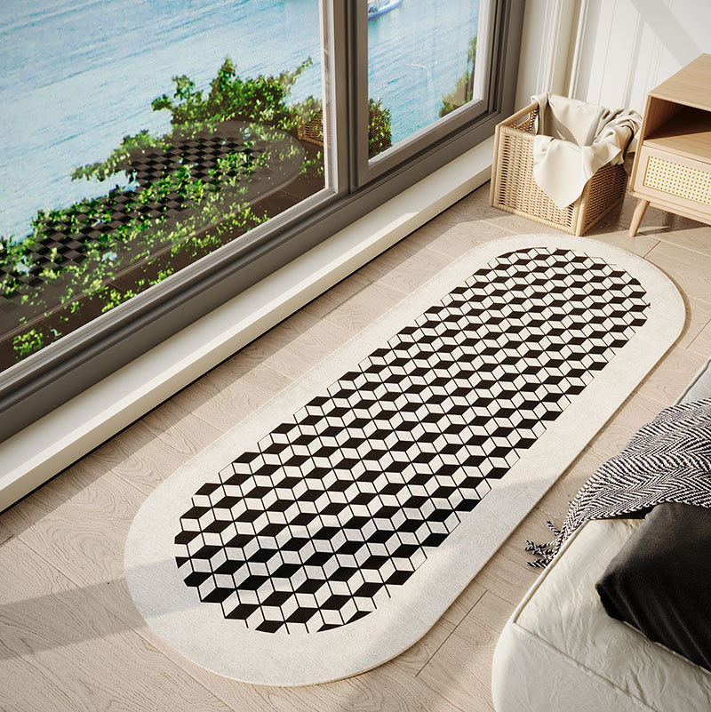 Geometric Patterned Runner Rug Bowlift