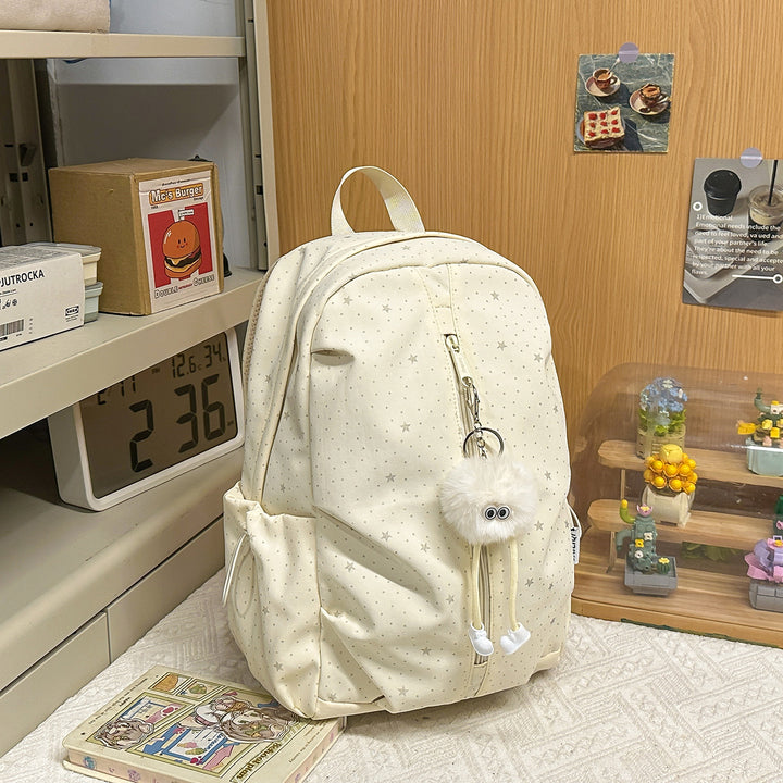 Star-Printed Backpack Bowlift