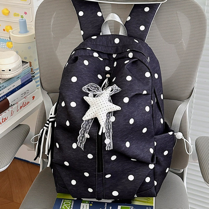 Playful Polka Dot Backpack Bowlift