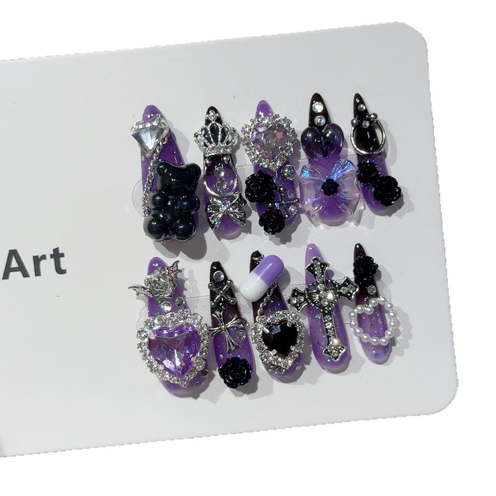 Premium Decorative Gothic Nail Art Set