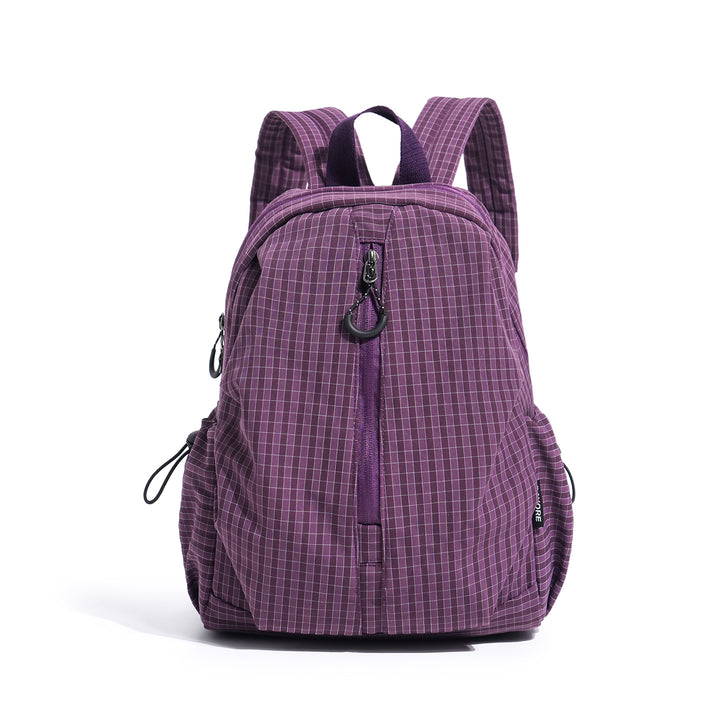 Lightweight Checkered Backpack Bowlift