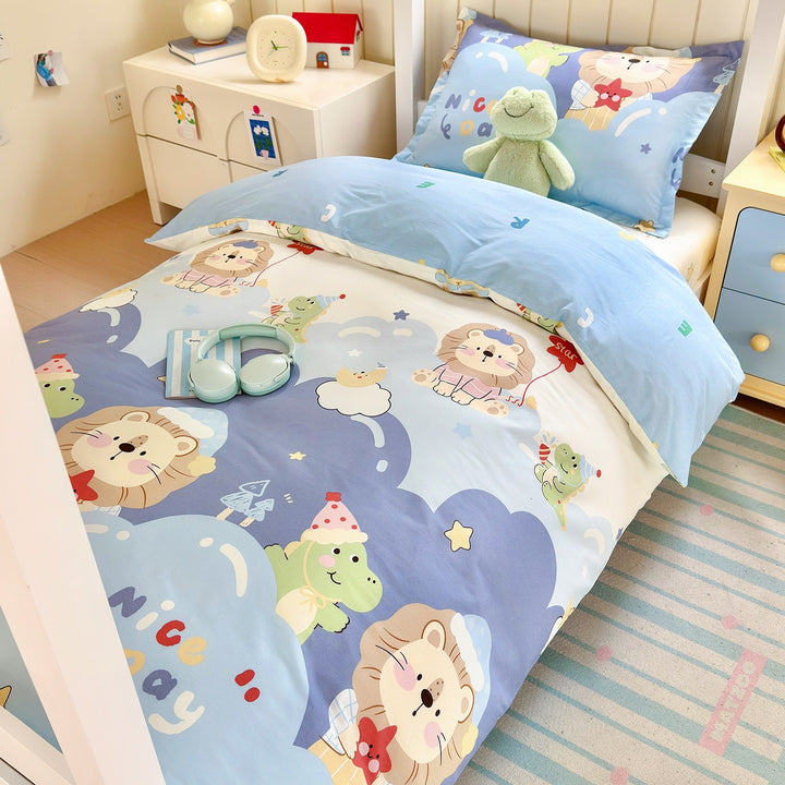 Cozy Checkered Duvet Cover Set