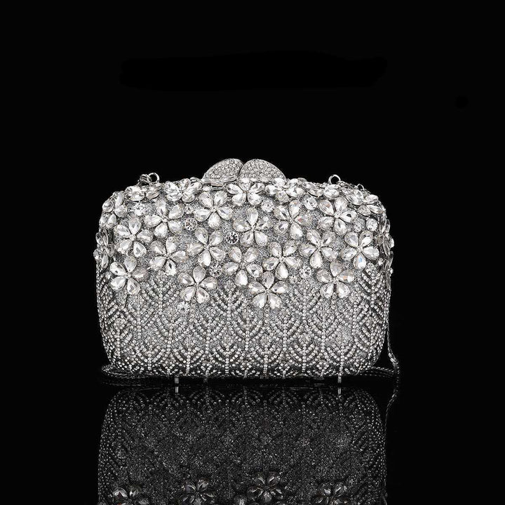 Floral Embellished Evening Clutch