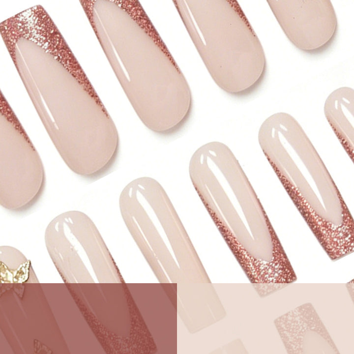 Decorative Glittery Nail Enhancements Bowlift