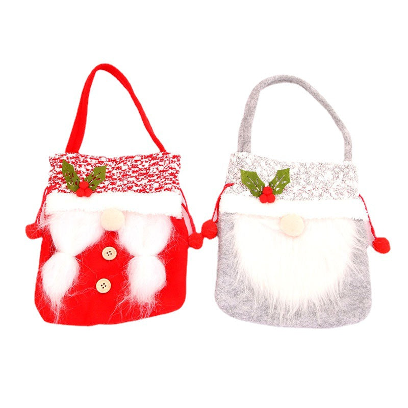 Santa-Themed Holiday Tote Bag Bowlift