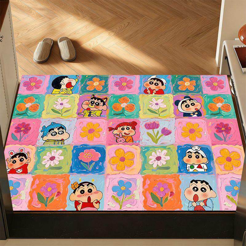 Playful Cartoon-Themed Welcome Mat