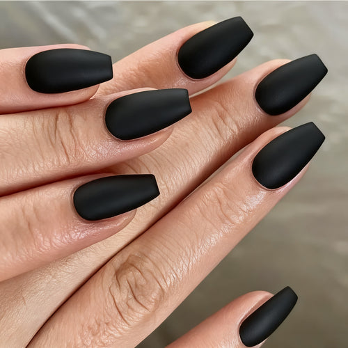 Matte Finish Stiletto Nail Enhancements Bowlift