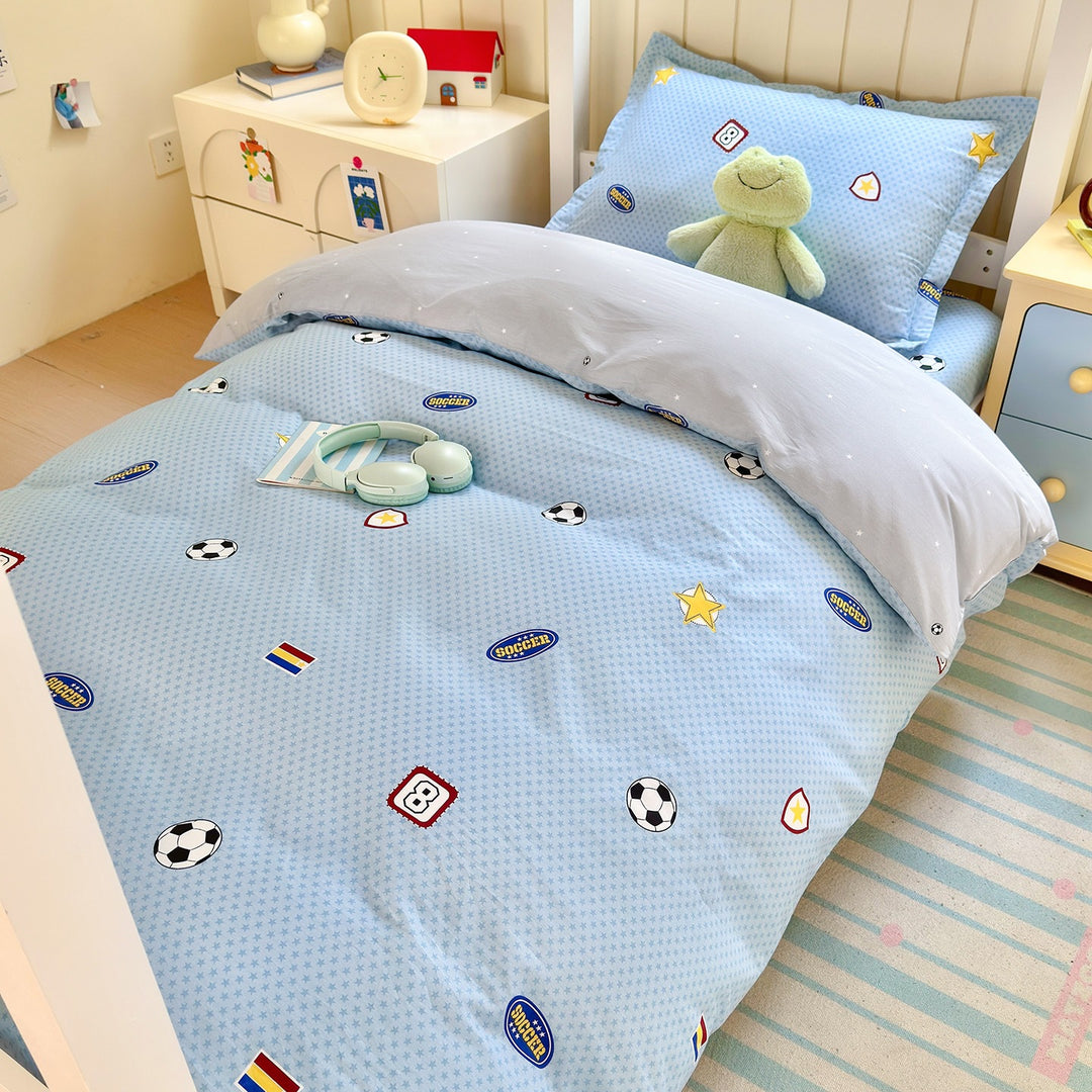 Cozy Checkered Duvet Cover Set