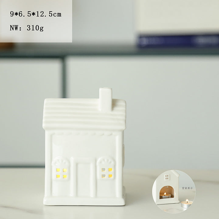 Ceramic House Tea Light Holder Bowlift