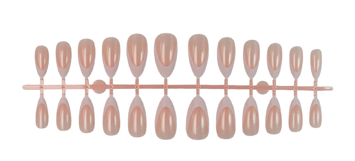 Acrylic nail set with elegant, natural design Bowlift