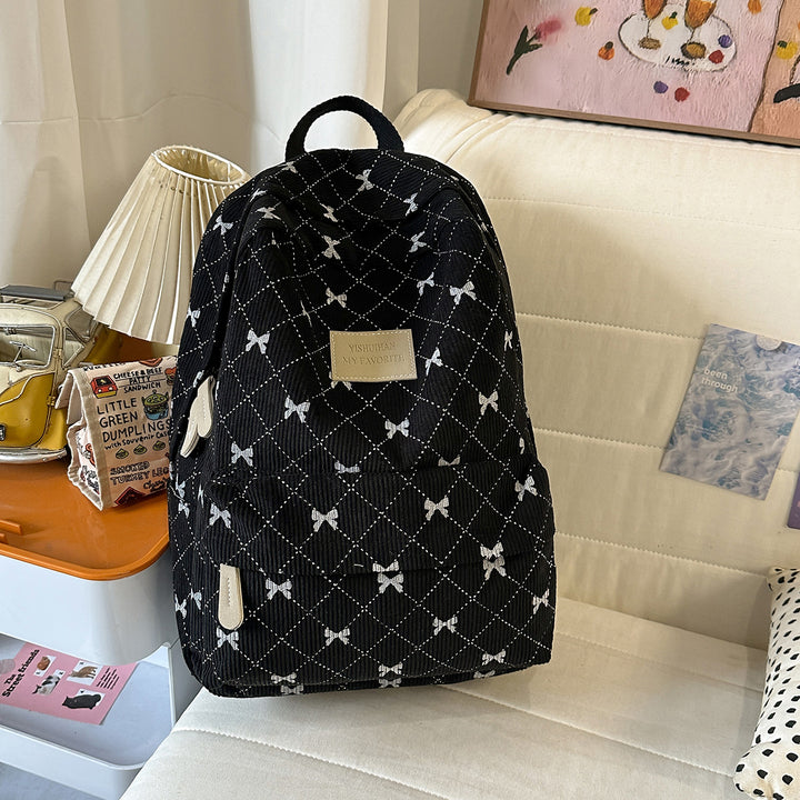 Stylish Decorative Patterned Backpack Bowlift