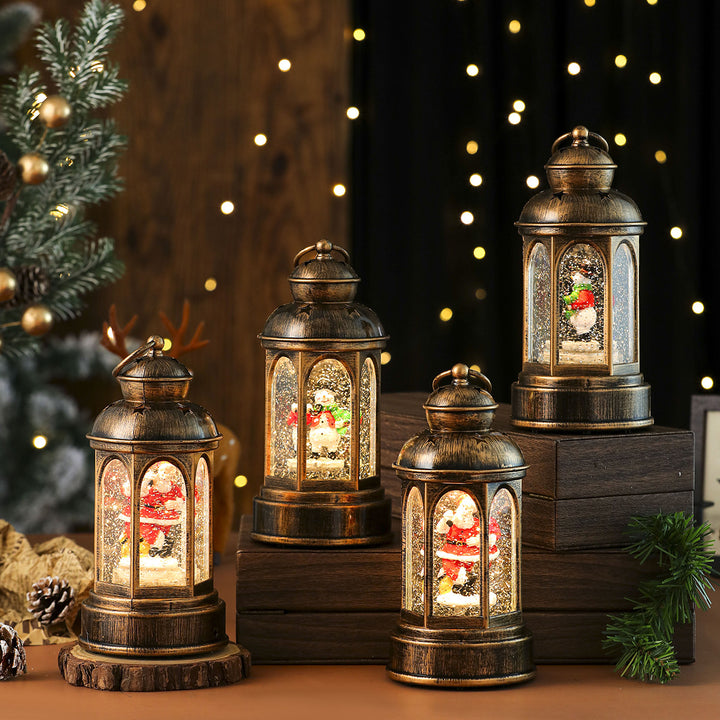 Decorative Illuminated Christmas Lantern Bowlift