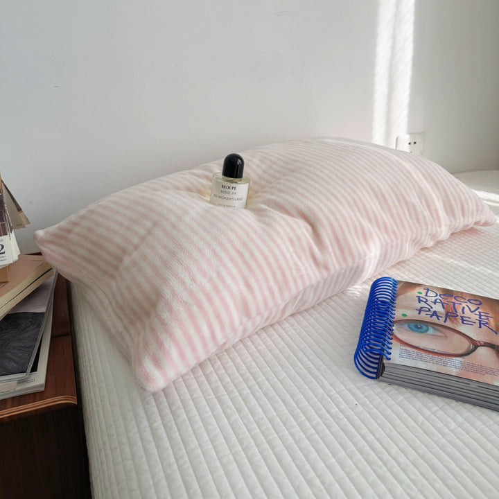 Luxury Striped Velvet Pillow Cover