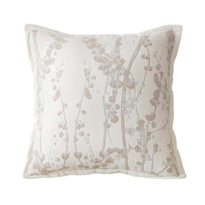 Elegant pillow with floral design
