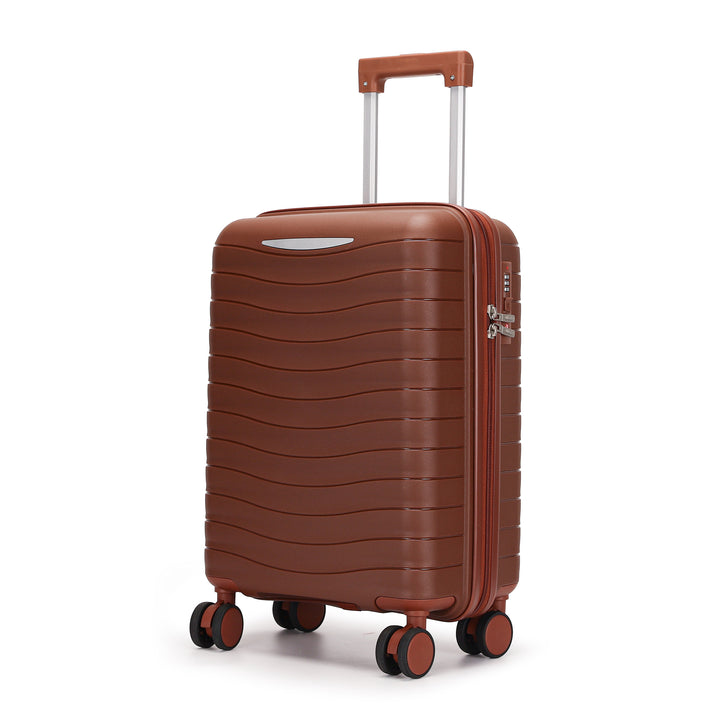 Hard Shell Suitcase Set with Innovative Pocket Organization Bowlift