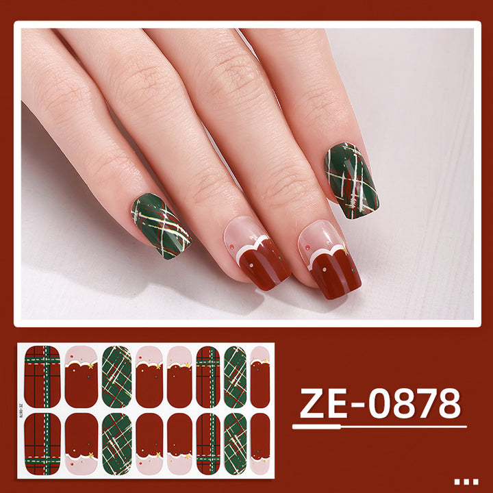 Holiday-Themed Nail Art