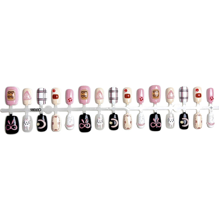 Artistic Nail Art Press-On Designs