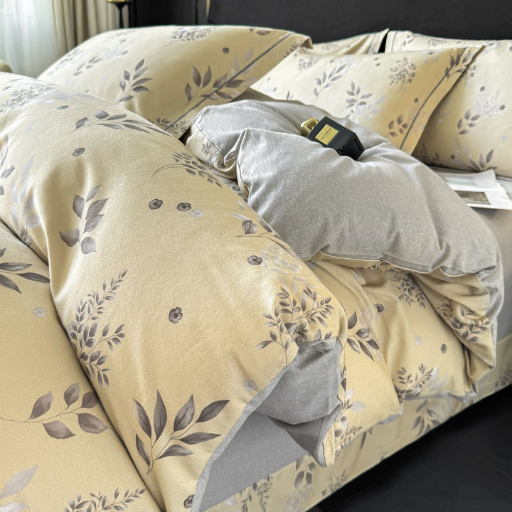 Textured Patchwork Bedding Set