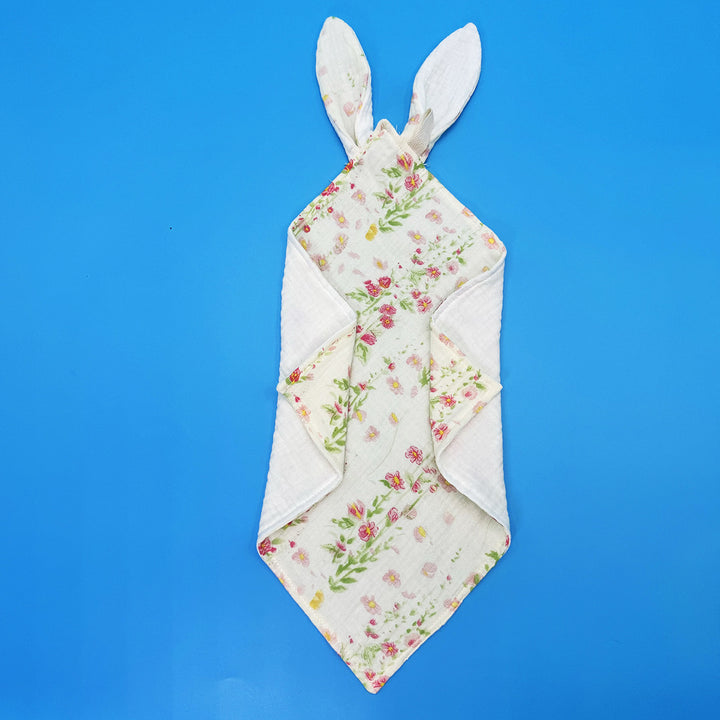 Floral Print Muslin Baby Bib Bowlift