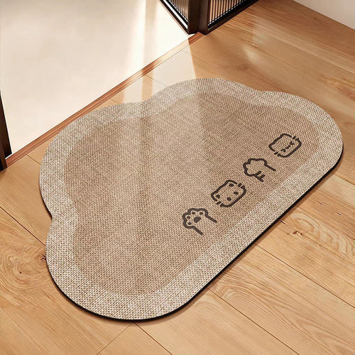 Decorative Pet-Themed Area Mat