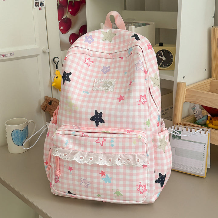 Cute Illustrated Casual Backpack Bowlift