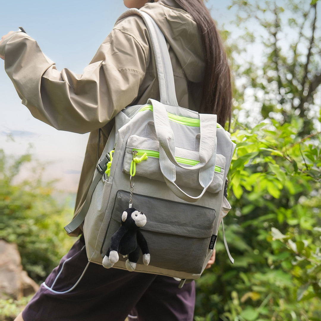 Multifunctional Backpack with Cute Charm Bowlift
