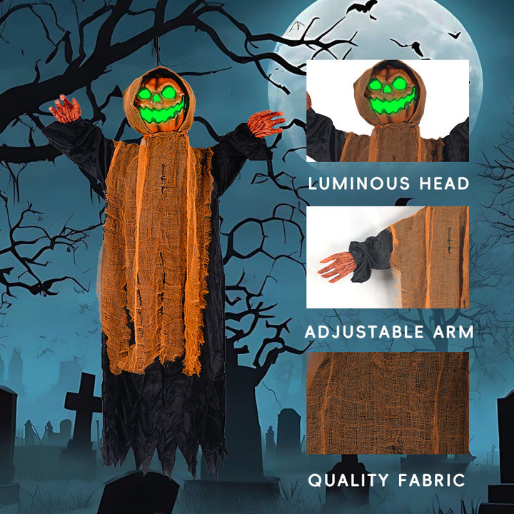Animated Pumpkin Ghost Decoration Bowlift