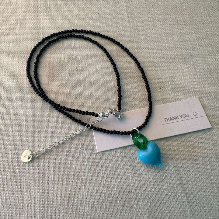 Minimalist Beaded Necklace Bowlift