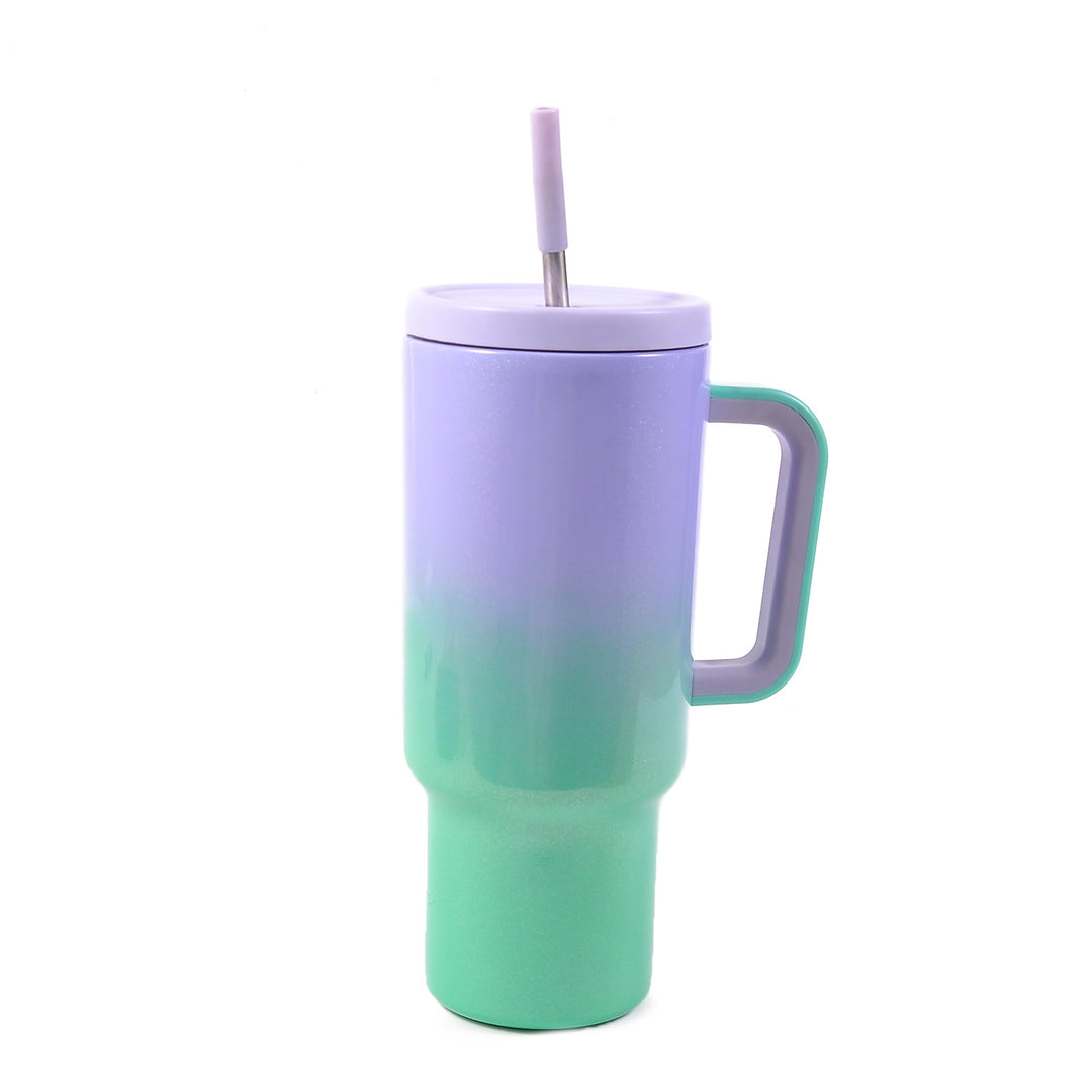 Women High-Quality Insulated Cup with Integrated Straw Bowlift
