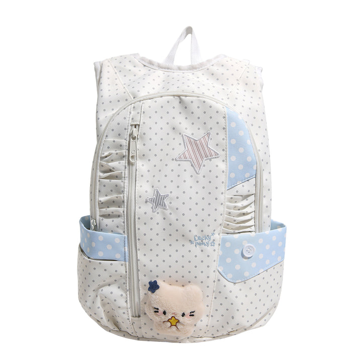 Fun Star-Embellished Casual Backpack Bowlift