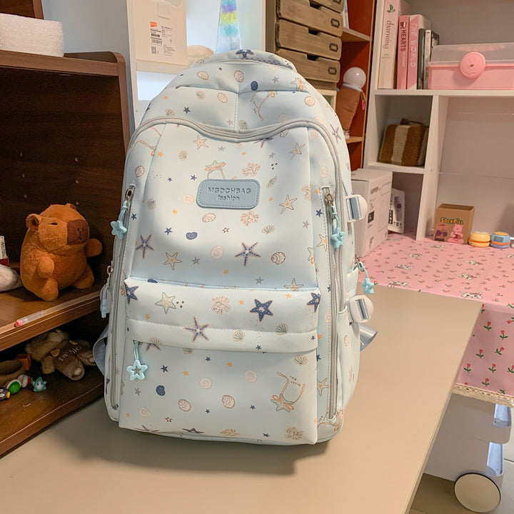 Playful Nautical-Themed Backpack Bowlift