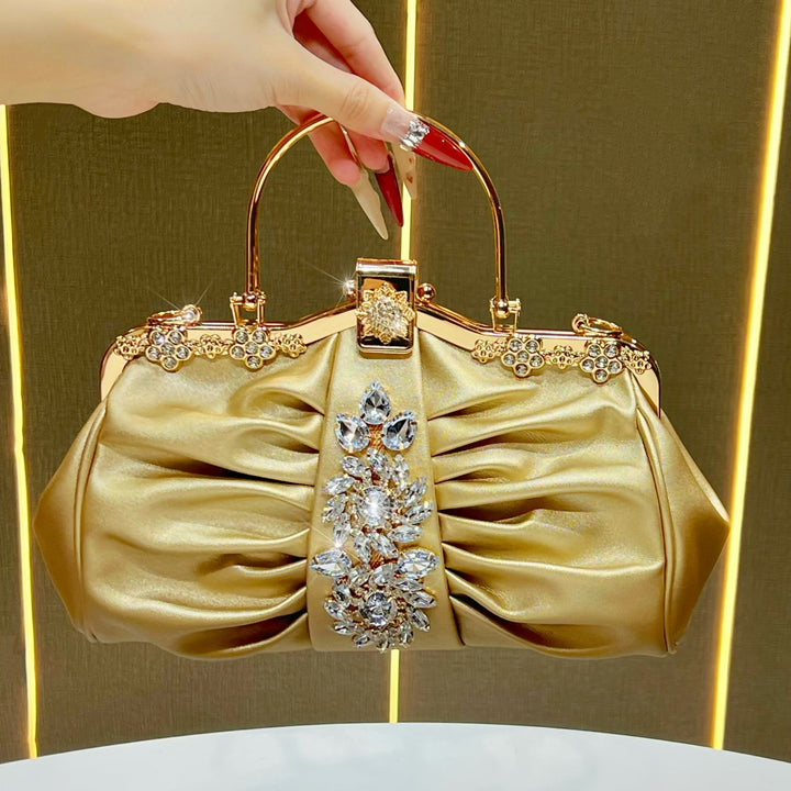 Ornamented Vintage-Inspired Evening Bag