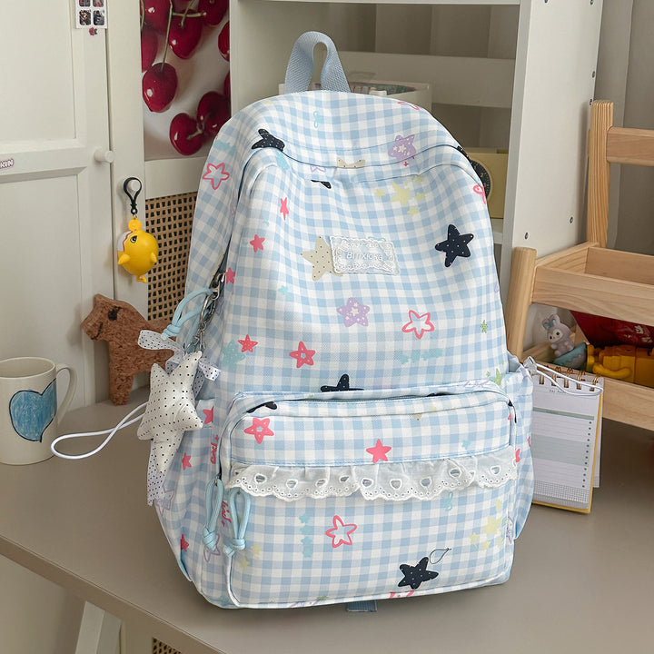 Cute Illustrated Casual Backpack Bowlift