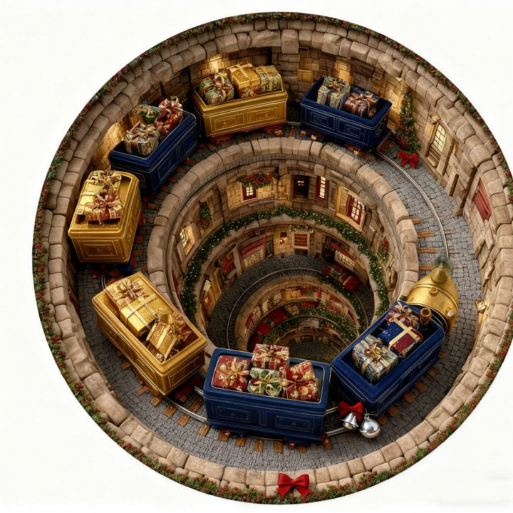 Festive Gnome-Themed Area Mat Bowlift