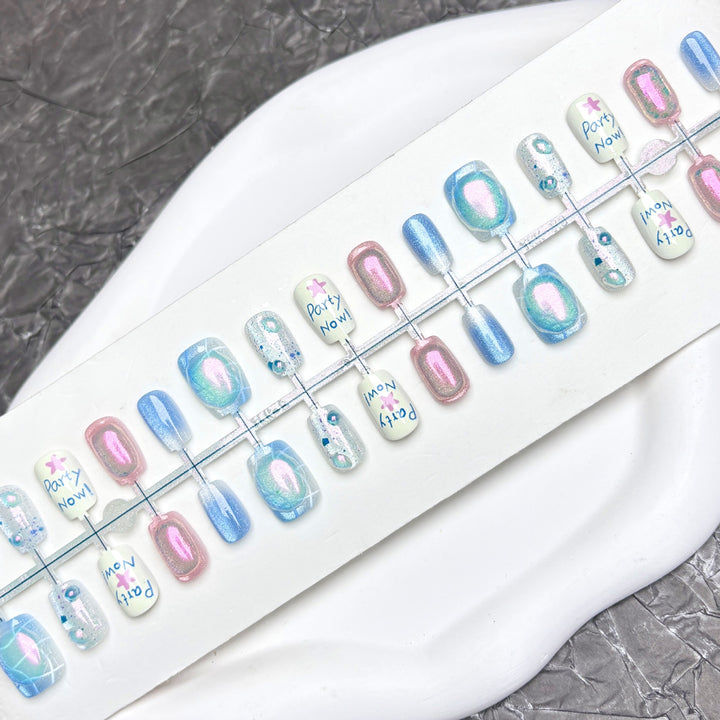 Elegant Ombre Art Press-On Nails