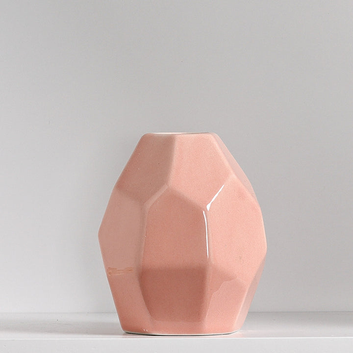Geometric Modern Ceramic Vase Bowlift