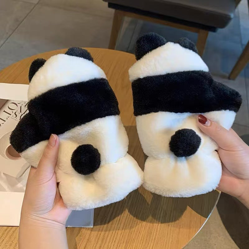 Cute Cat-Themed Plush Mittens Bowlift