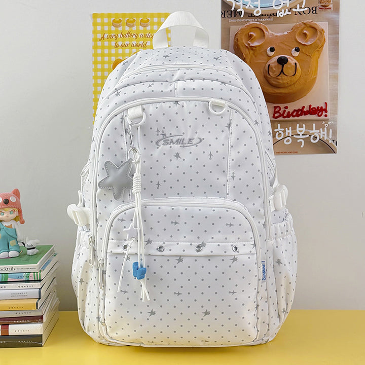 Star-Patterned Casual Backpack Bowlift 1791204705