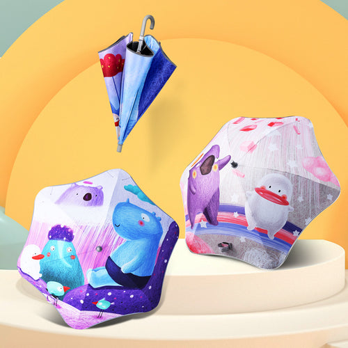Women's Creative Art Umbrella Bowlift