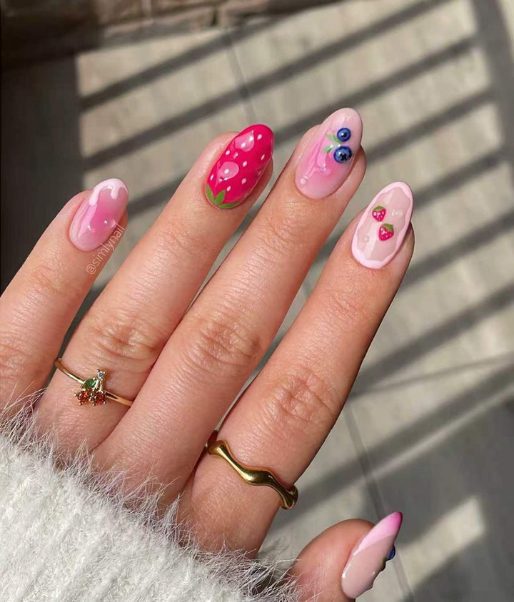 Artistic Fruit-Inspired Nail Art Bowlift