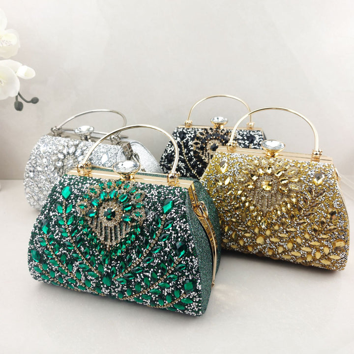 Ornate Jeweled Evening Clutch