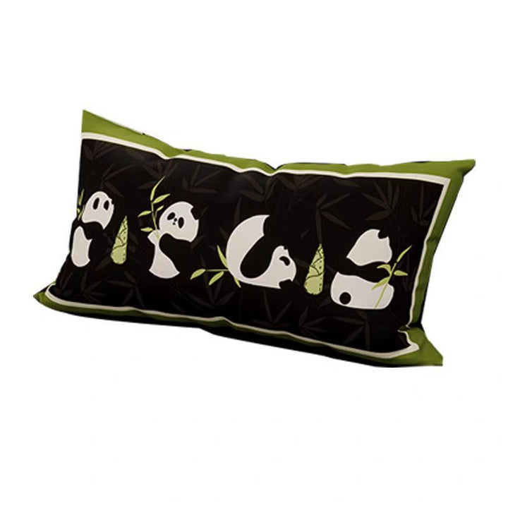 Playful Panda-Themed Decorative Throw Pillow