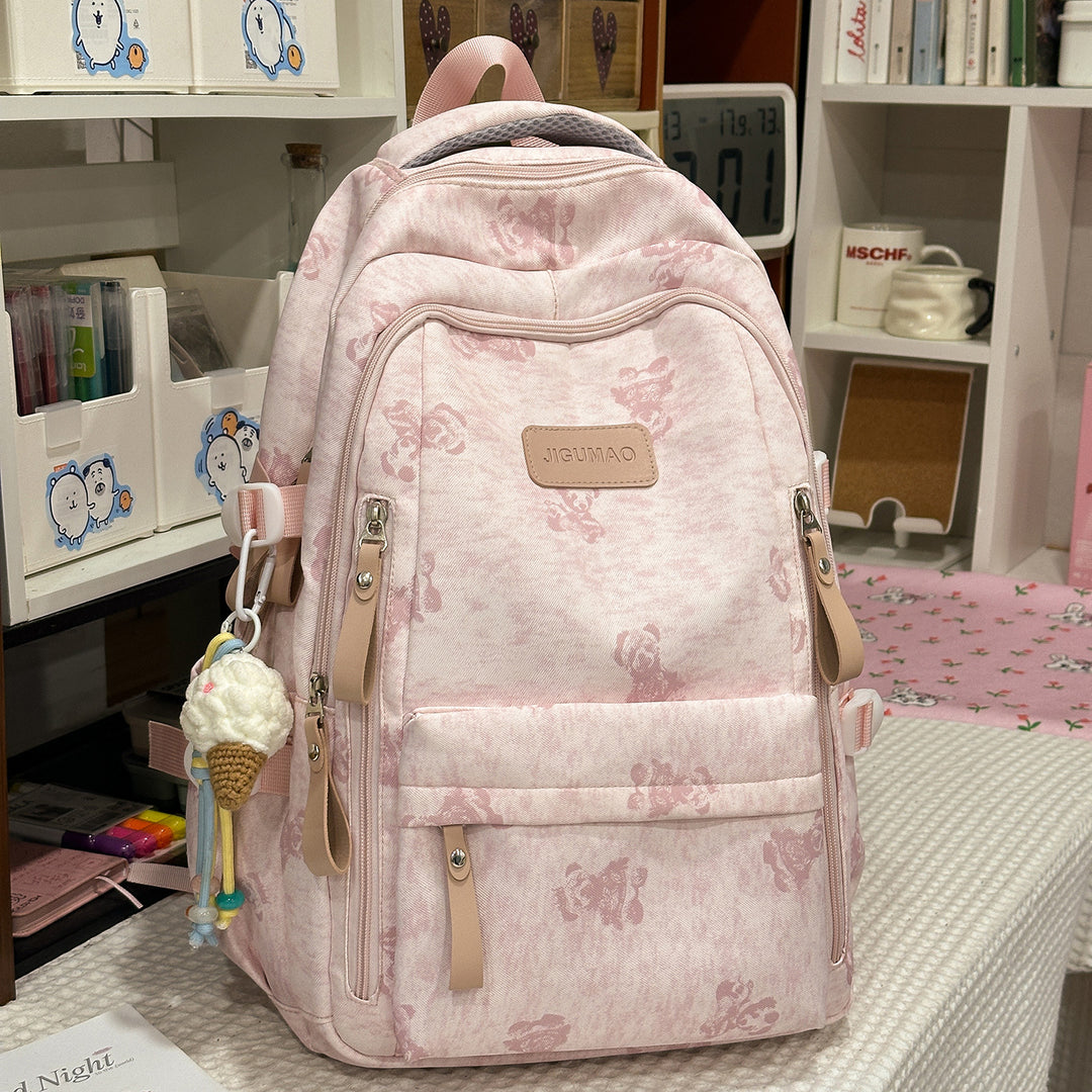 Cute Cartoon-Themed Backpack Bowlift