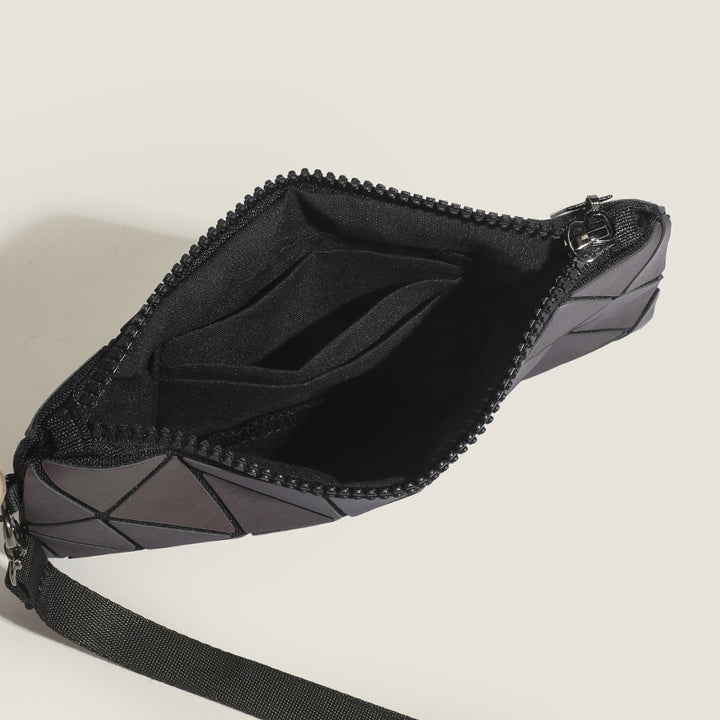 Geometric Patterned Clutch Wallet