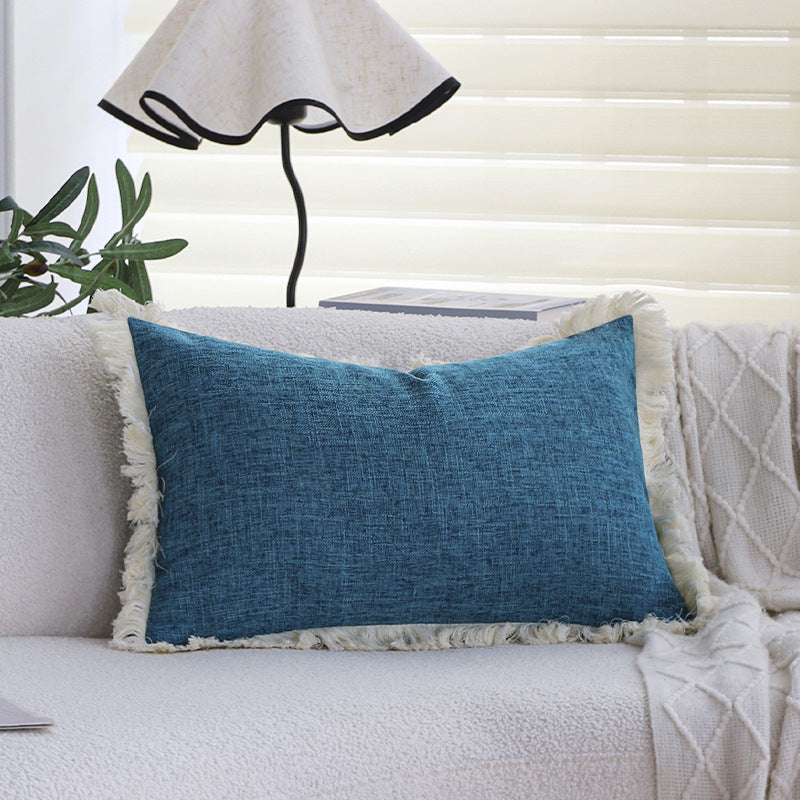 Rectangular sofa cushion cover in linen look Bowlift
