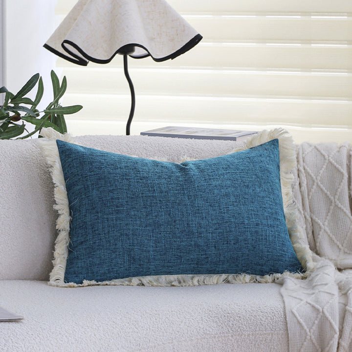 Rectangular sofa cushion cover in linen look Bowlift