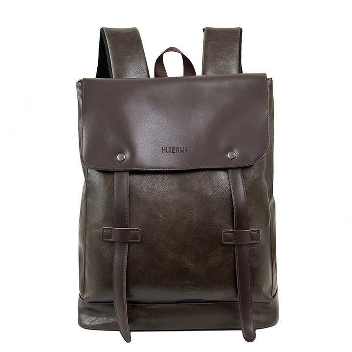Stylish Faux Leather Backpack Bowlift